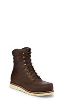 Chippewa Boots 8 Edge Walker W/P Comp Toe Lace Up in Brown